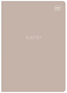 Zeszyt A5 80k kratka laminowany Mat Nude