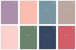 Zeszyt A5 80k kratka laminowany Mat Nude