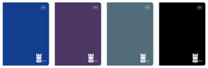Zeszyt A5 96k kratka laminowany mix One Color