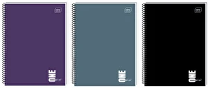 Kołozeszyt A5 100 kratka INTERDRUK one color kołonotatnik z perforacją