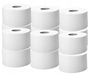 Papier toaletowy 2w T/100/2 12 rolek biały Euro