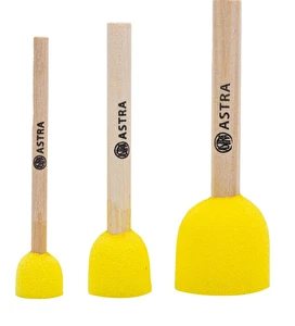 Pędzle gąbki wałki do malowania STEMPELKI DLA DZIECI Zestaw Astra 7 elem