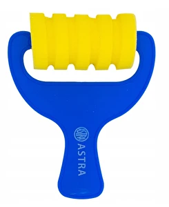 Pędzle gąbki wałki do malowania STEMPELKI DLA DZIECI Zestaw Astra 7 elem