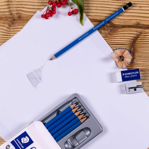 Ołówki kreślarskie do szkicowania Staedtler 6 szt + GRATIS