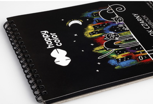 Blok czarny na spirali KOTY A5 80g 40 arkuszy