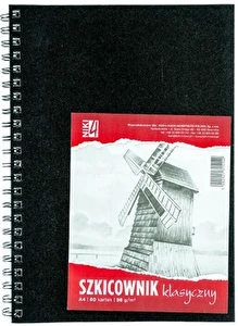 Szkicownik na spirali A4 80 ark 98g/m3 Koh-I-Noor