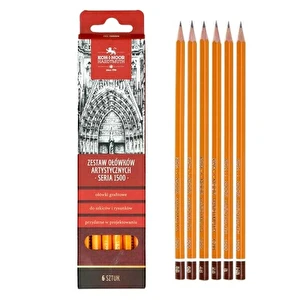 Zestaw ołówków artystycznych 1500 HB,B,2B,4B,6B,8B