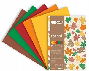 Blok deco Forest/Jesień A4/20 HAPPY COLOR