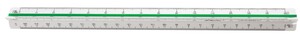 Skalówka plastikowa nr 27 30cm 1:10-100/20-200/25-250/50-500/75-750/125-1250