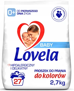 Proszek do prania Lovela Baby do kolorów 2,7 kg hipoalergiczny