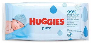 Huggies PURE Water 99% chusteczki nawilżane 56 sztuk