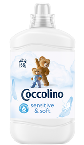 Płyn do płukania COCCOLINO Sensitive & Soft 68 prań 1,7 l