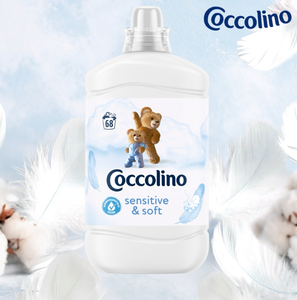Płyn do płukania COCCOLINO Sensitive & Soft 68 prań 1,7 l