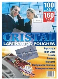 Folia laminacyjna do laminowania A4 80 mic 100szt