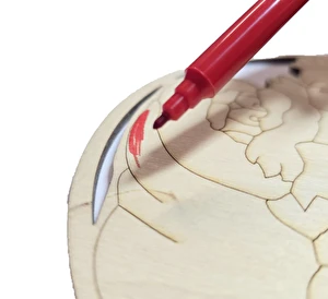 Zestaw Świąteczne zawieszki do malowania + akcesoria Boże Narodzenie