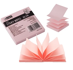 Karteczki samoprzylepne 76x76 100 kartek różowe ZIG-ZAG