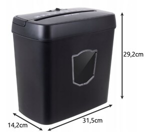 Niszczarka do papieru dokumentów kart automatyczna IZOXIS mocna XXL 12L