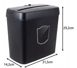 Niszczarka do papieru dokumentów kart automatyczna IZOXIS mocna XXL 12L