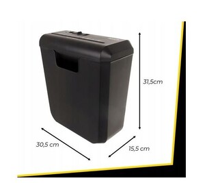 Niszczarka IZOXIS do papieru dokumentów automatyczna mocna wydajna 10L P-2