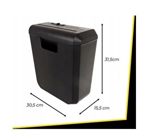 Niszczarka IZOXIS do papieru dokumentów automatyczna mocna wydajna 10L P-2