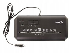 Niszczarka IZOXIS do papieru dokumentów automatyczna mocna wydajna 10L P-2