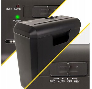 Niszczarka IZOXIS do papieru dokumentów automatyczna mocna wydajna 10L P-2