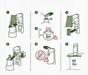 AIR WICK wkład wodny Active Fresh odświeżacz wkład zapas Kwiat Wiśni & Maliny 228ml