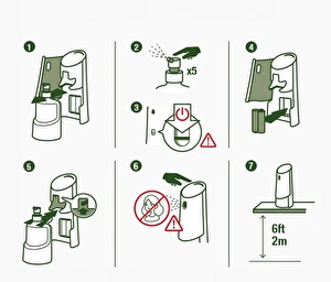 AIR WICK wkład wodny Active Fresh odświeżacz wkład zapas Kwiat Wiśni & Maliny 228ml