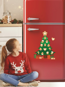 Zestaw kreatywny Choinka magnetyczna na lodówkę Pierniki