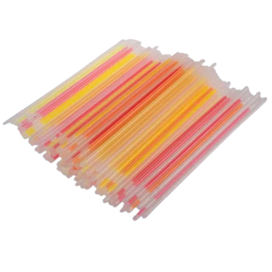 Bransoletki patyczki świecące opaski fluorescencyjne chem 100szt + łączniki