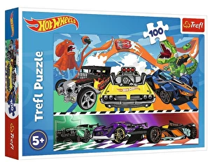 Trefl Puzzle 100 pędzące samochody Hot Wheels