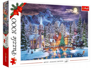Puzzle 1000 elementów Świąteczna Atmosfera Trefl 10629