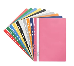 Skoroszyt wpinany miękki PP BIURFOL mix 10 kolorów