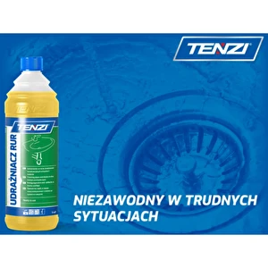 TENZI UDRAŻNIACZ DO RUR żel środek do udrażniania przetykania rur WC 1L