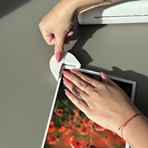 Laminator A4 IZOXIS 4w1 zestaw zgrzewarka trymer zaokrąglacz + 60 folii