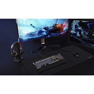 Podkładka pod mysz i klawiaturę 40x89cm czarna 21912