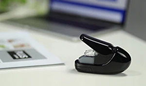 Zszywacz bezzszywkowy biurowy PLUS Staple-Free do 5 kartek Sl-106 Czarny