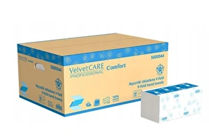 Ręczniki Velvet Care ZZ składane białe 2W/NN 3000