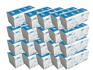 Ręczniki Velvet Care ZZ składane białe 2W/NN 3000