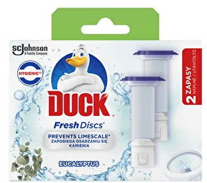 Duck krążek żelowy czyszczenie WC 2x36ml Eucaliptus zapas