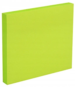Karteczki samoprzylepne MemoBe Neon Zielony 100 kart 75x75 mm