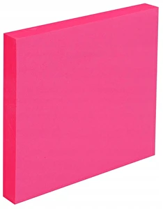 Karteczki samoprzylepne MemoBe 75x75mm 100kart. neon różowy