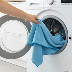 Ścierki do podłogi z mikrofibry 50x50 Gruba mikrofibra 8 sztuk niebiskie