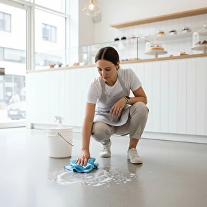 Ścierki do podłogi z mikrofibry 50x50 Gruba mikrofibra 8 sztuk niebiskie