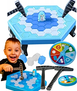 Gra Zręcznościowa Pingwin na Lodzie Pingwinek Rodzinna Prezent dla Dzieci