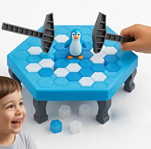 Gra Zręcznościowa Pingwin na Lodzie Pingwinek Rodzinna Prezent dla Dzieci