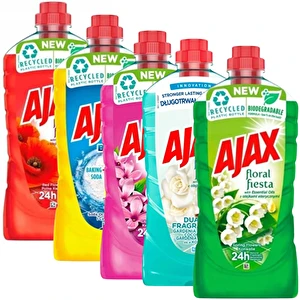 Ajax Płyn Uniwersalny do Mycia Podłóg Mix Zapachów 5 x 1L
