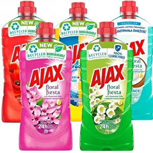 Ajax Płyn Uniwersalny do Mycia Podłóg Mix Zapachów 5 x 1L