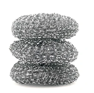 Druciak metalowy kuchenny do mycia naczyń nierdzewny 3 sztuki