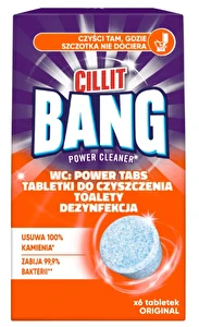 Cillit Bang WC Tabletki do czyszczenia Toalety Dezynfekujące 6 sztuk
